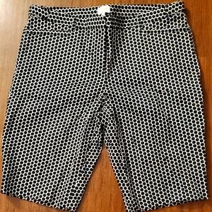 Stylish Black and White Polka Dot Women's Shorts